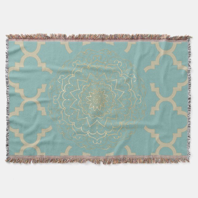Oriental Mandala - Blanket Filt (Framsidan)