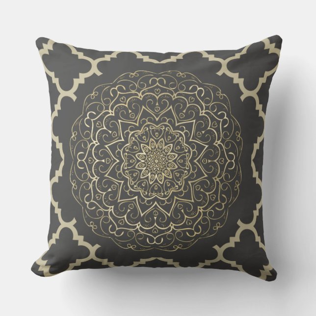 Oriental Mandala - Pillow Kudde (Framsida)