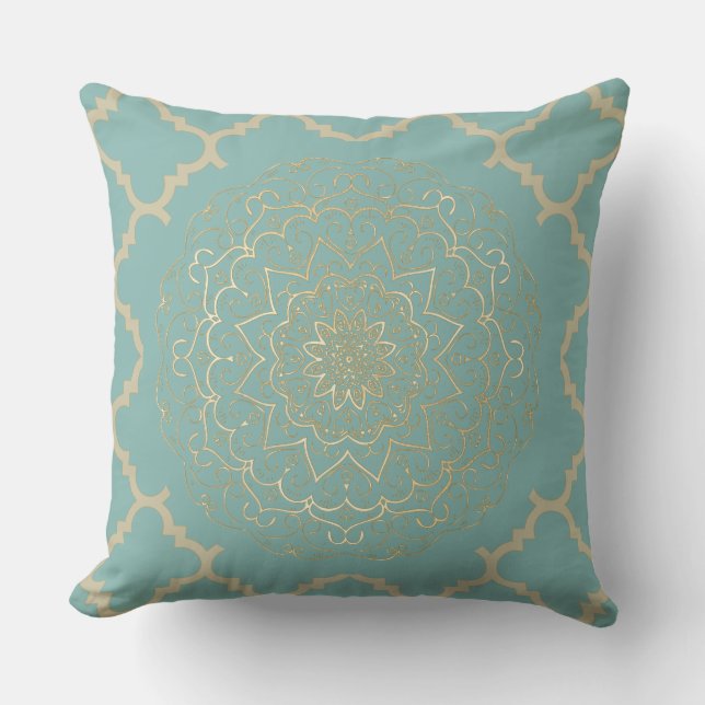 Oriental Mandala - Pillow Kudde (Framsida)