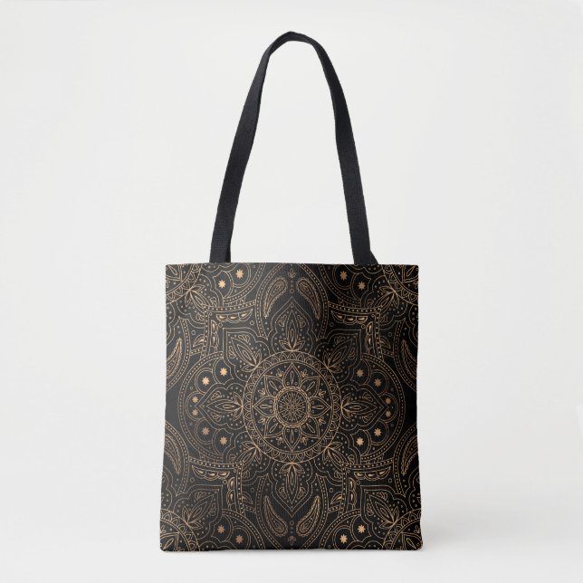 Oriental mandala royal, sömlöst mönster tygkasse (Framsida)