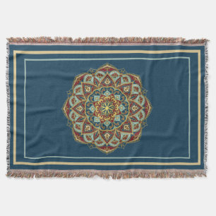 Oriental Mandala - Throw Blanket Filt