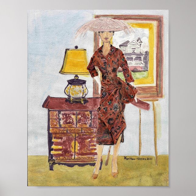 Oriental Matisse #1 Poster (Framsidan)