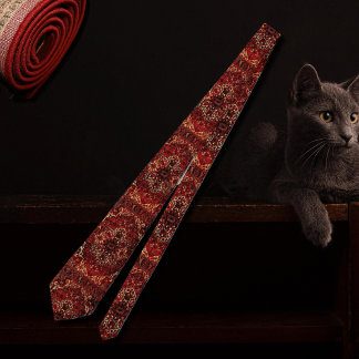 Oriental matta design i mörk red slips