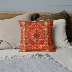 Oriental matta design med grunge look kudde