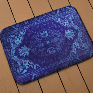 Oriental matta - grunge blue look
