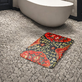 Oriental matta i bad med blå&orange