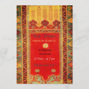 Oriental matta Ladik stil - iftar middag Inbjudningar