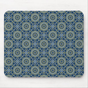 Oriental Mönster Blue Musmatta