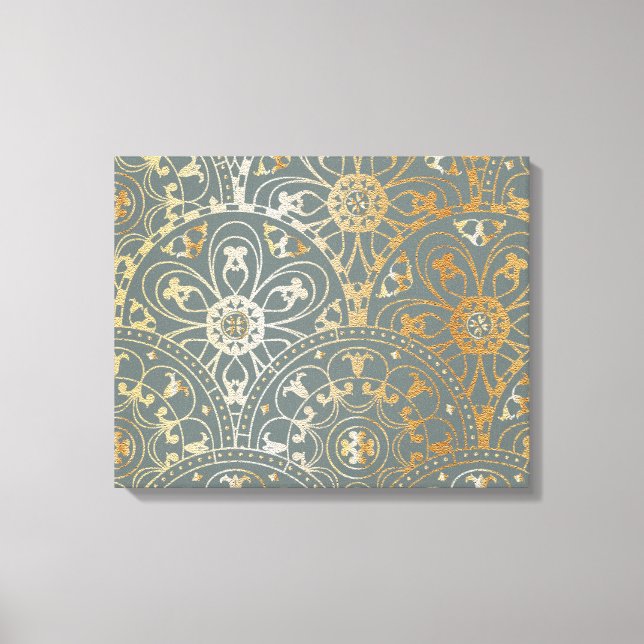 Oriental Mönster Mandala - Wrapped Canvas (Framsida)