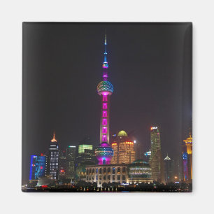 Oriental Pearl Torn - Shanghai, China - Magnet
