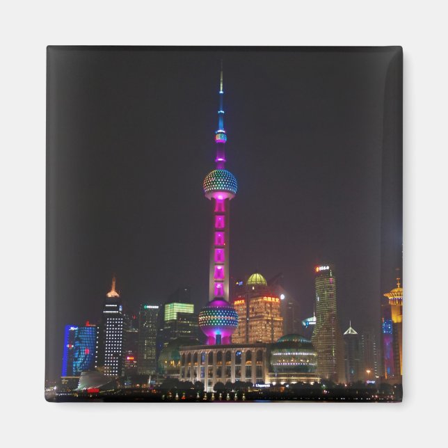 Oriental Pearl Torn - Shanghai, China - Magnet (Framsidan)