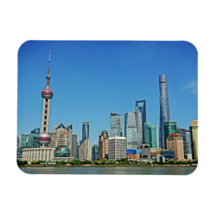 Oriental Pearl Torn - Shanghai, China - Magnet