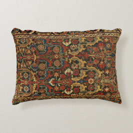 Oriental Persian Carpet med Blommigt Motifs Prydnadskudde