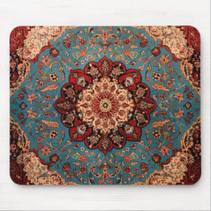 Oriental Persian Carpet Sapphire Red Musmatta