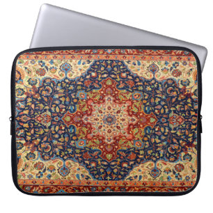 Oriental Persian Turkisk Carpet Mönster Laptop Fodral