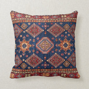 Oriental Persian Turkiska Matta Mönster Kudde