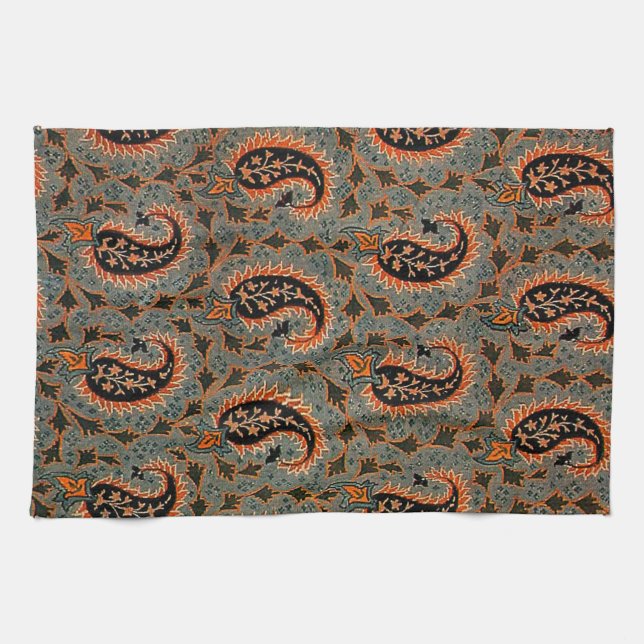 Oriental Persisk Paisley Matta Kökshandduk (Horisontell)