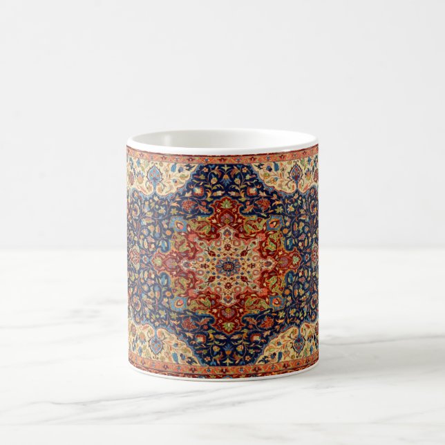 Oriental persisk turkisk mattmönster kaffemugg (Center)