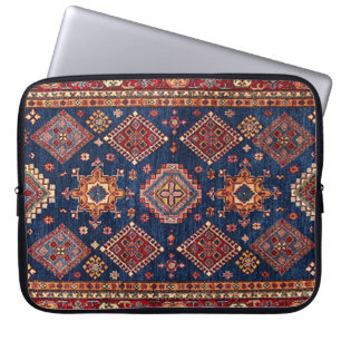 Oriental persisk turkisk mattmönster laptop fodral