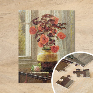 Oriental Poppy och Coleus Jessica Hayllar Pussel
