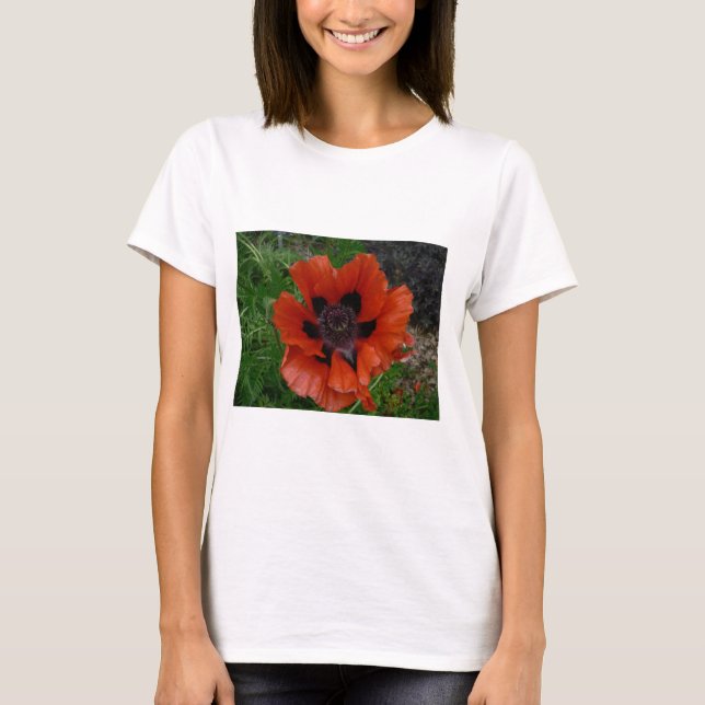 Oriental poppy t shirt (Framsida)