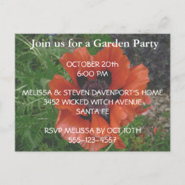 Oriental poppy vykort