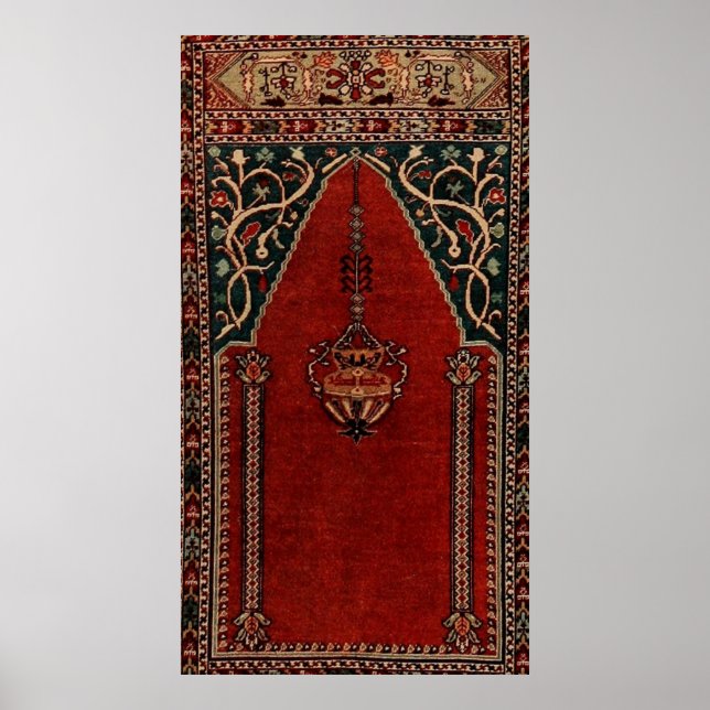 Oriental Prayer Matta design - moskémotiv Poster (Framsidan)
