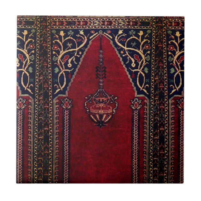 Oriental Prayer Matta design no2 - moskémotiv   Kakelplatta (Framsidan)