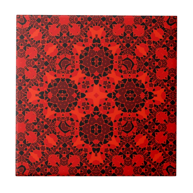 Oriental prydnad kakelplatta (Framsidan)