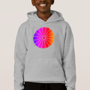Oriental Rainbow Kiku Chrysanthemum Mon Vector T Shirt