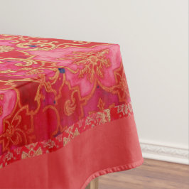 ORIENTAL Red Golden Mönster - Bablecloth