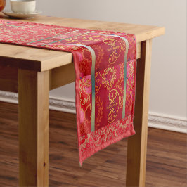 ORIENTAL Red Golden Mönster - Bablecloth, Springer