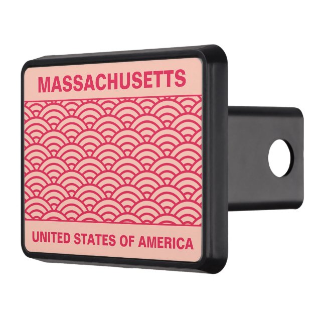 Oriental Rosa Sakura Koinobori Fish  Mönster Dragkroksskydd (Vänster)