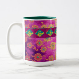 ORIENTAL Rosa Turcos Blommigt - Mugg, Kopp