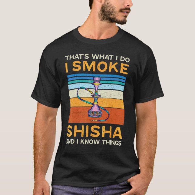 Oriental Shisha Hookah Arkila Narguile Arguile Ch T Shirt (Framsida)