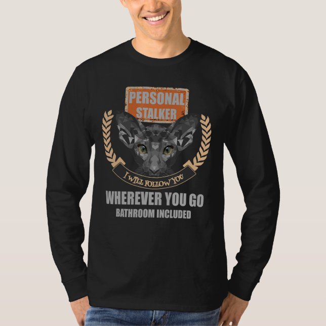 Oriental Shorthair Cat Design T Shirt (Framsida)
