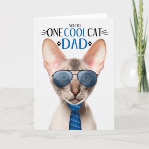 Oriental Shorthair Cat Fars dag 1 Coola Cat Helgkort