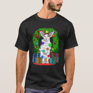 Oriental Shorthair Cat Julgran X mas Santa T Shirt