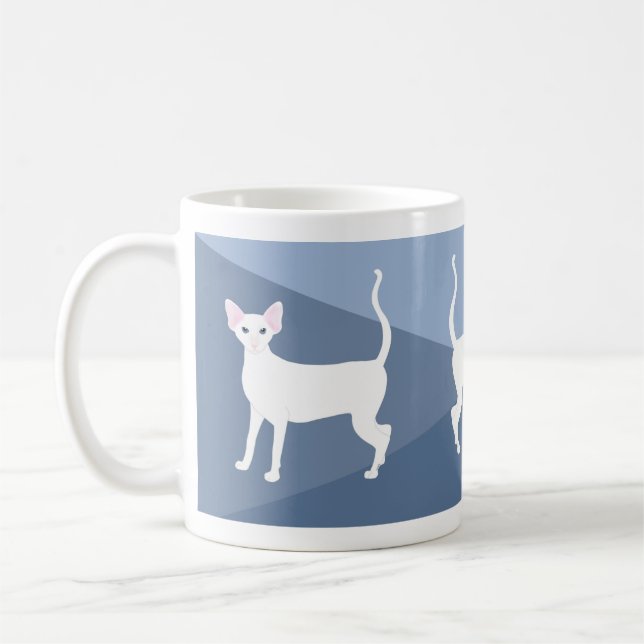 Oriental Shorthair Cat Mugg (Vänster)