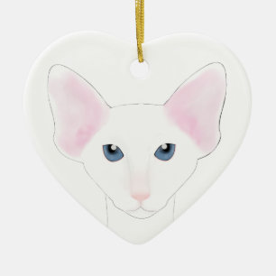 Oriental Shorthair Katt Ornament
