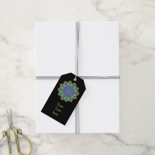Oriental Snowflake Flower I + din rygg. & idéer Presentetikett