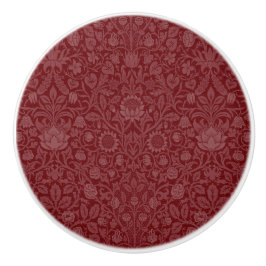 Oriental stil blommigt design i mörk red knopp