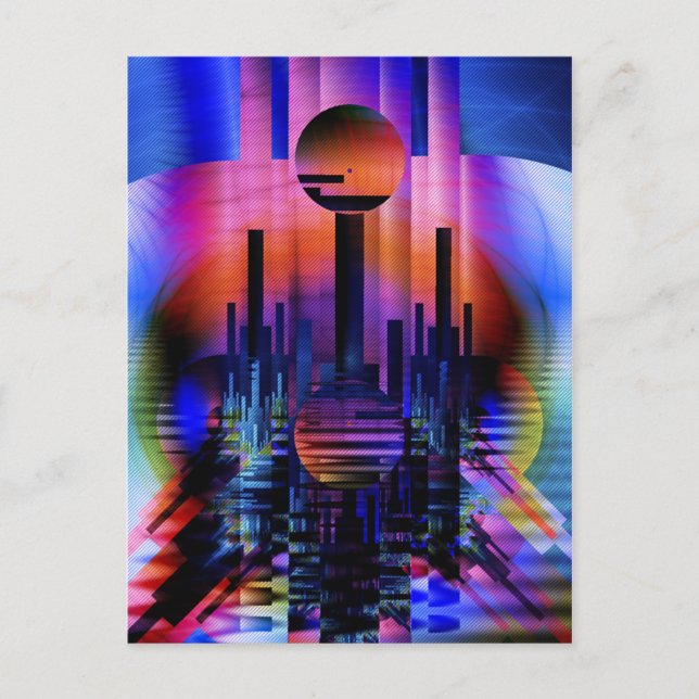 Oriental Sunset Vykort (Framsida)