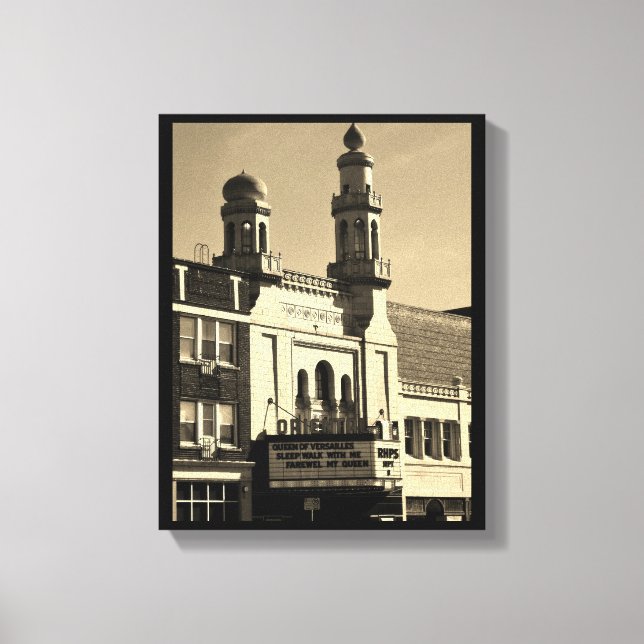 Oriental Theater Canvastryck (Framsida)