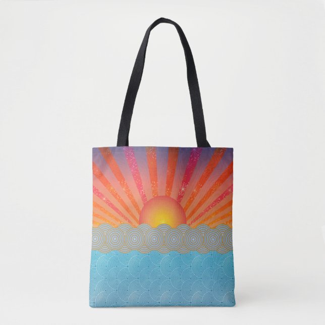 Oriental Tote Bag Tygkasse (Framsida)
