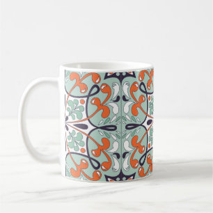 Oriental Traditional blommigt ornament, Moroccan t Kaffemugg