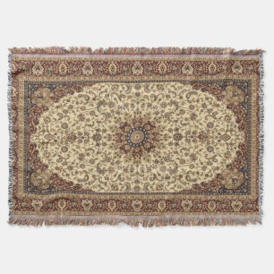 Oriental Turkey Persian Blommigt Carpet Matta Filt