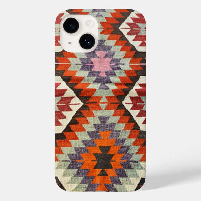 Oriental Turkisk Persisk Kilim Matta (Baksida)