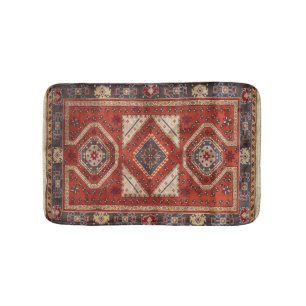 Oriental Tursian Persian Carpet Red Badrumsmatta