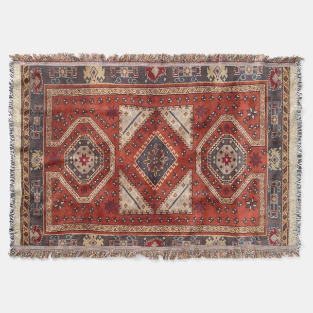 Oriental Tursian Persian Carpet Red Filt (Framsidan)